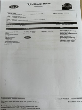 Large image for the Used Ford TRANSIT CUSTOM