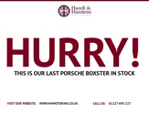 Used Porsche Boxster