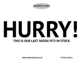 Used Skoda Yeti