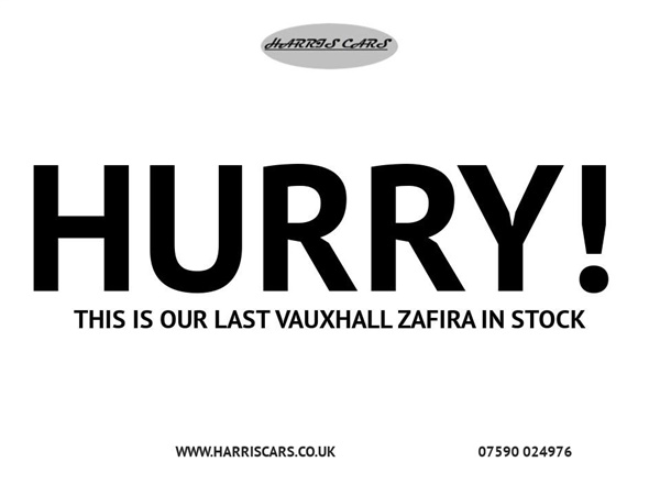 Large image for the Used Vauxhall ZAFIRA